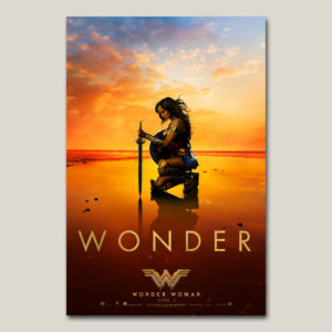 Wonder Woman Gal Gadot Canvas Poster