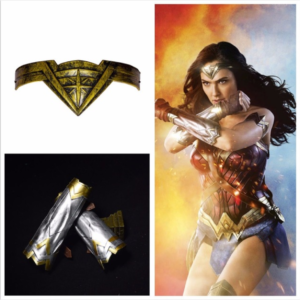 wonder woman armband headband set (2pcs)