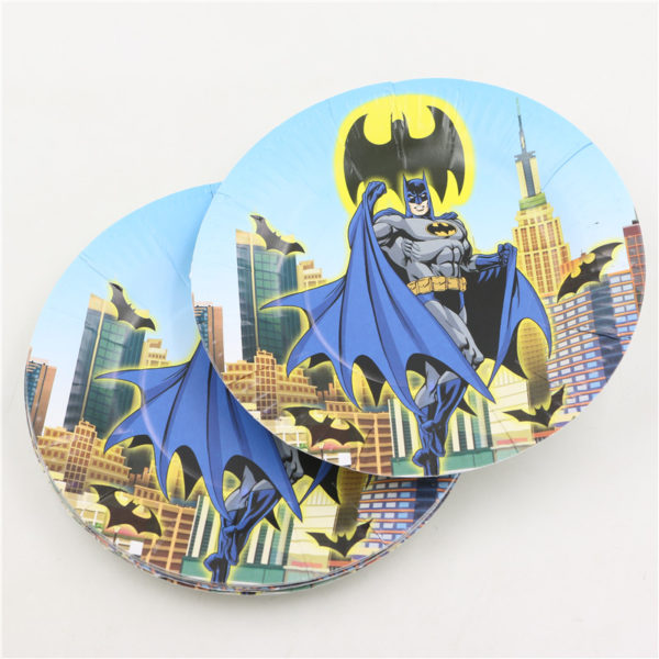 Lego Batman Disposable Paper Plates Party Supplies 10 PCs